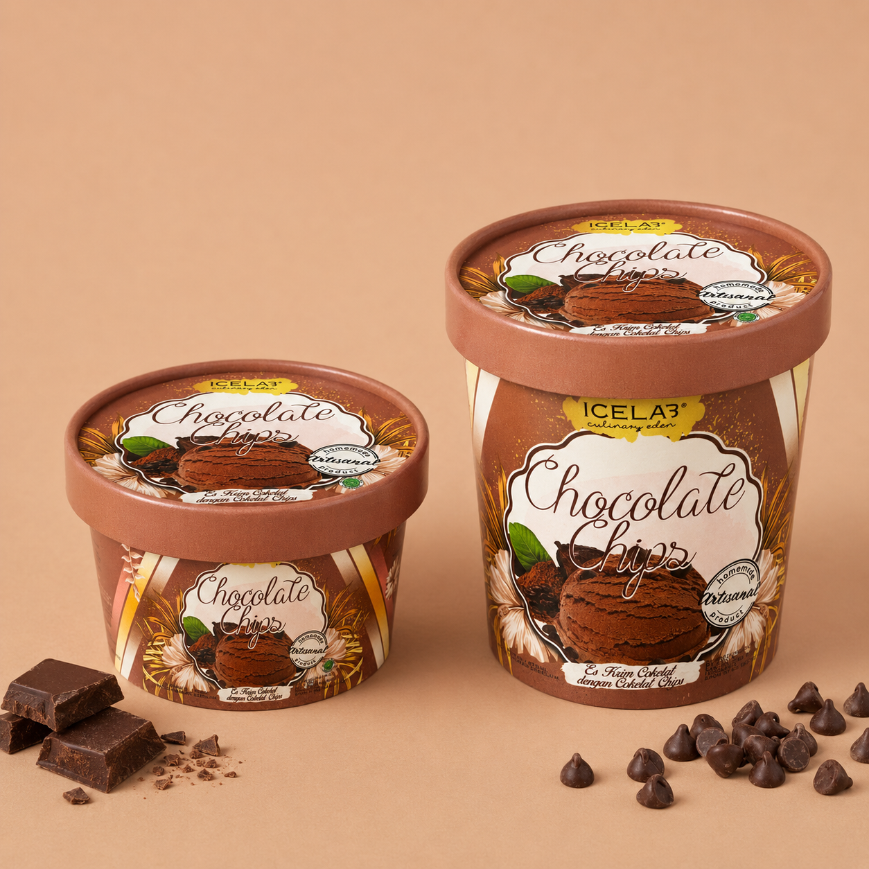 Chocolate Chips Gelato (Dairy)