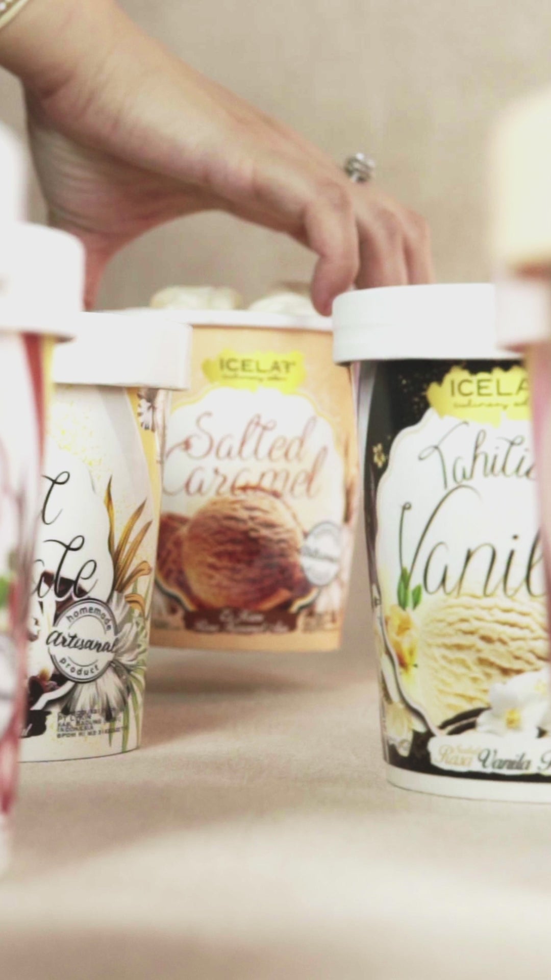 Salted Caramel Gelato Video