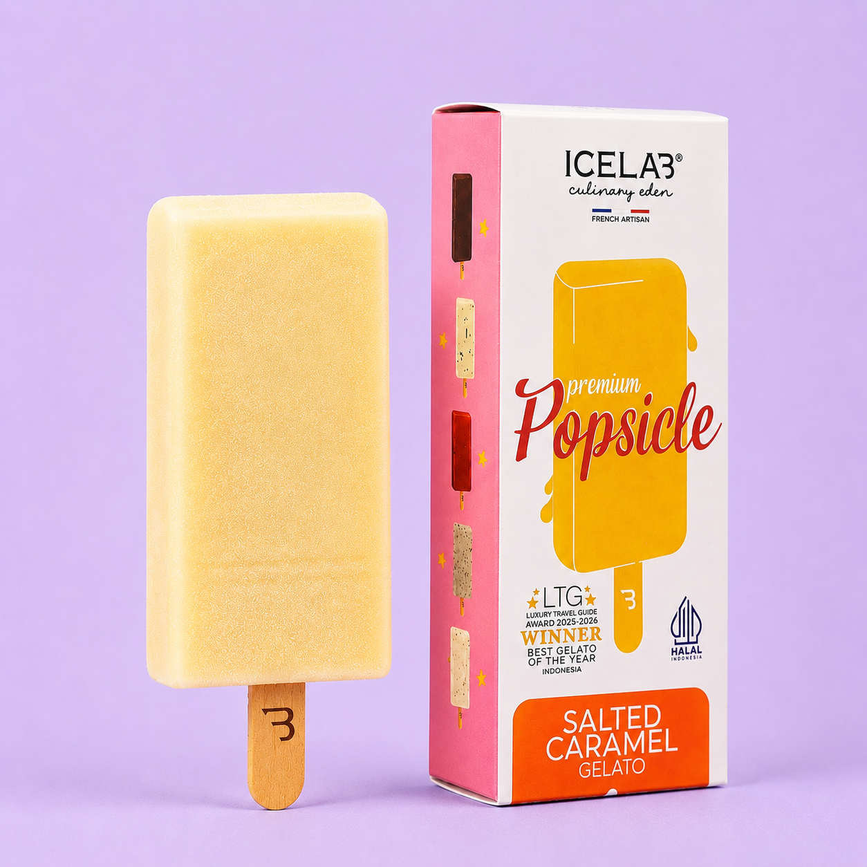 Salted Caramel Popsicle