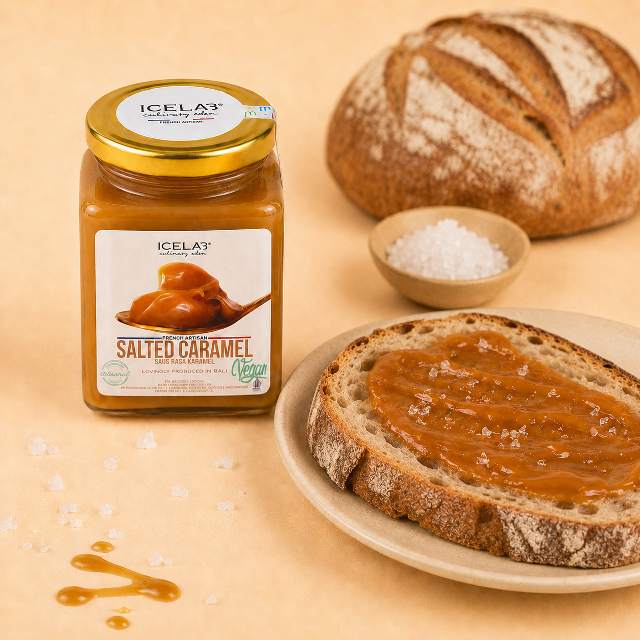 Vegan Salted Caramel Spread