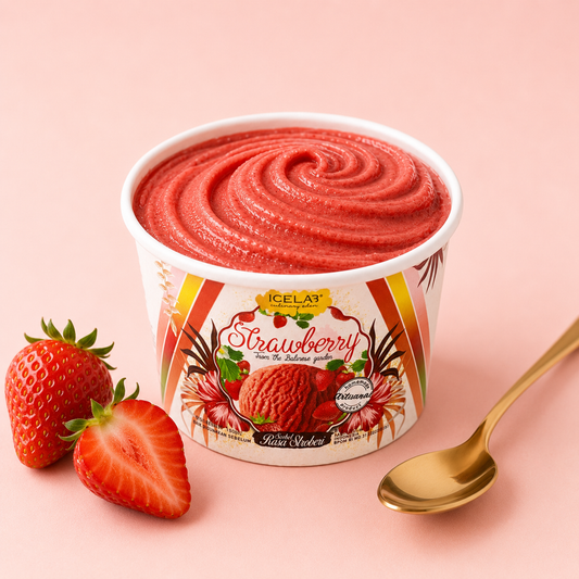 Strawberry Sorbet (Vegan)