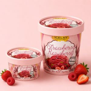 Strawberry Raspberry Sorbet (Vegan)