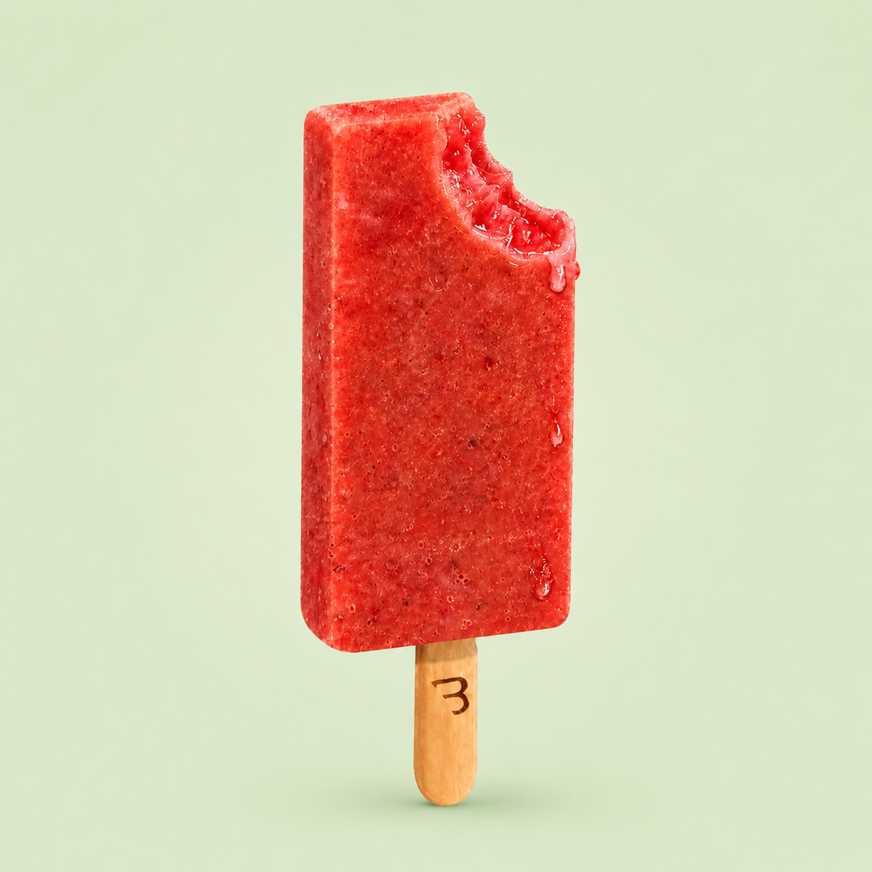 Strawberry Raspberry Popsicle
