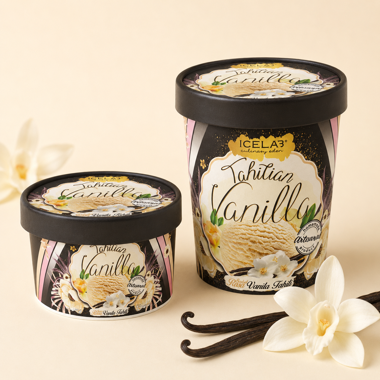 Tahitian Vanilla Sorbet (Vegan)