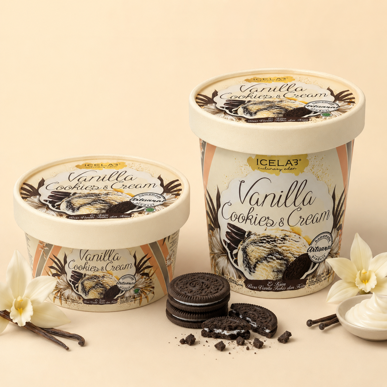 Vanilla Cookies & Cream (Dairy)